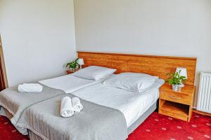 Postel nebo postele na pokoji v ubytování Panorama_SPA