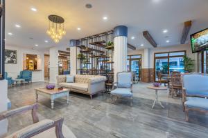 Posezení v ubytování Hanedan Otel Foca Izmir