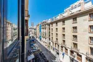 a view of a city street from a building at Apartamentos Rafael Loft in Alicante