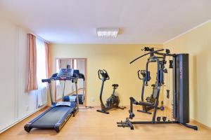 Fitness centrum a/nebo fitness zařízení v ubytování Spa Hotel Centrum