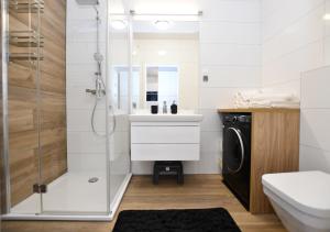 Kúpeľňa v ubytovaní Apartamenty NAVIGATOR PORT-NADMORSKIE TARASY Brilliant 613
