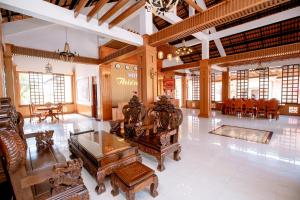 Χώρος καθιστικού στο Thien An Hotel