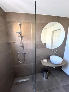 Koupelna v ubytování B&B Moresco