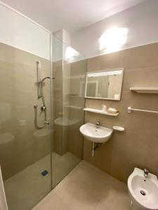 Koupelna v ubytování B&B Moresco