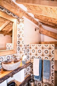 Et badeværelse på Mas de Bouvet en Camargue