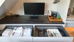 Kuchyň nebo kuchyňský kout v ubytování Guesthouse Zandvoort