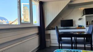 TV a/nebo společenská místnost v ubytování Guesthouse Zandvoort