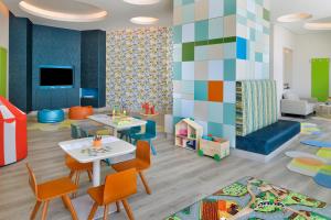 Address Dubai Mall的休息区