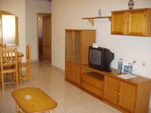Kuchyň nebo kuchyňský kout v ubytování Apartamentos Pueblo Salado