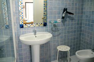 Koupelna v ubytování La Piquera Hostal
