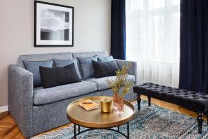 Prostor za sedenje u objektu Kvosin Downtown Hotel