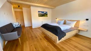 Ein Bett oder Betten in einem Zimmer der Unterkunft Haus Akelei