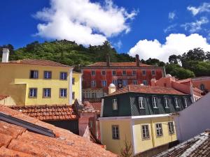 a view from the roofs of a city at Sintra Central Loft in Sintra