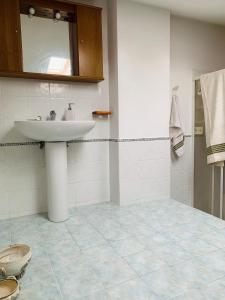 Koupelna v ubytování B&B SGUARDO AL CONERO