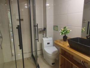 Koupelna v ubytování Bridge View Boutique Guesthouse 望桥楼精品民宿