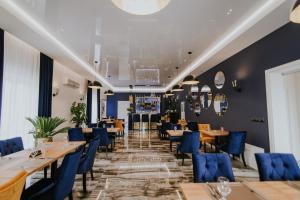 Χώρος καθιστικού στο Hotel Kamiza