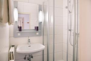 Koupelna v ubytování Apartments Gletscherblick