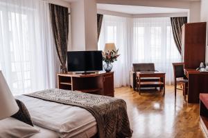 TV a/nebo společenská místnost v ubytování Belvedere