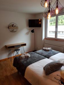 Postel nebo postele na pokoji v ubytování studio 26 m2 tout équipé