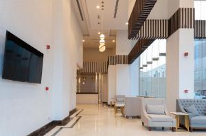 Χώρος καθιστικού στο Seiba Hotel Apartments-Riyadh