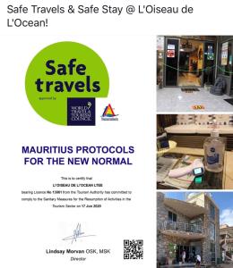 uma imagem do novo website normal em L'Oiseau de L'Ocean Tourist Residence em Flic-en-Flac