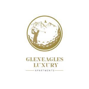 un logo per appartamenti di lusso Cleveland di Gleneagles Luxury Apartment ad Auchterarder