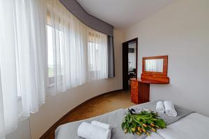 Postel nebo postele na pokoji v ubytování Panorama_SPA