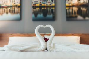 PP@Hotel Rangsit客房内的一张或多张床位