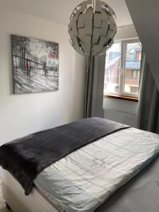 Posteľ alebo postele v izbe v ubytovaní Deluxe apartmán Liščí kopec