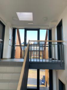 Balkón alebo terasa v ubytovaní Deluxe apartmán Liščí kopec