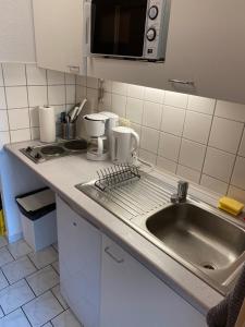 Küche/Küchenzeile in der Unterkunft Apartment im Zentrum Dresdens