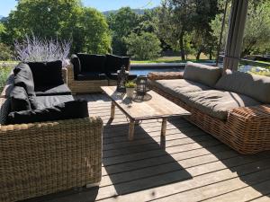 Posezení v ubytování Une Sieste en Luberon
