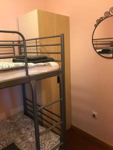 Krevet ili kreveti na kat u jedinici u objektu Lavra Sea & Sun Beach Apartment (up to 4 guests)