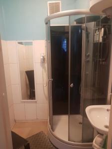 Koupelna v ubytování Hostel P33