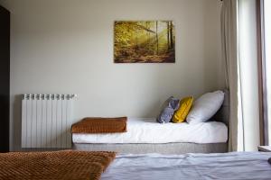 Posteľ alebo postele v izbe v ubytovaní Barwald Hills - piękny widok na Babią Górę i Beskidy