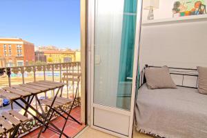 Balkón nebo terasa v ubytování Balcony & Room Malaga centro