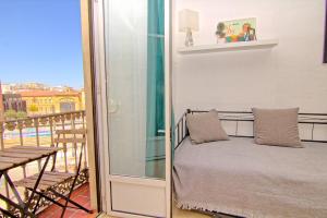Balkón nebo terasa v ubytování Balcony & Room Malaga centro