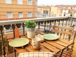 Balkón nebo terasa v ubytování Balcony & Room Malaga centro