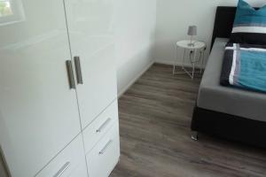 Postel nebo postele na pokoji v ubytování Ferienwohnung Schwarzwaldrand