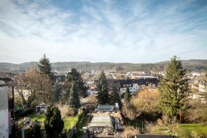 a view of a city with houses and trees at Wohlfühloase mit Blick auf Trier in Trier