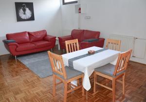 Posezení v ubytování Apartma Vidmar