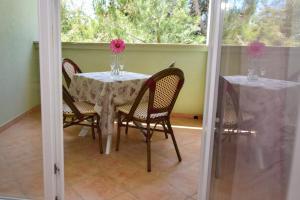 Μπαλκόνι ή βεράντα στο Apartment Vela Draga Sea view by the beach 6 +19 φωτογραφίες