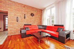 Posezení v ubytování BaySide Apartments MainCity