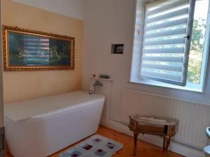 Postel nebo postele na pokoji v ubytování Haus 2 Linden