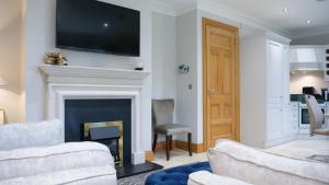 Postel nebo postele na pokoji v ubytování Mullingar town apartment 2 bedrooms