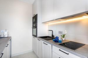 Kuchyň nebo kuchyňský kout v ubytování Apartments Olivia & Navy, Šilo