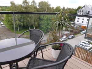 Balkón alebo terasa v ubytovaní Apartament SOLEIL Kołobrzeg