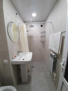 Koupelna v ubytování Central Guesthouse Gyumri