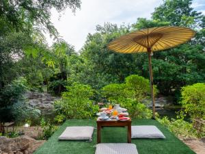 Zahrada ubytování Ozone Hotel Khao Yai