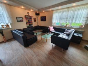 Posezení v ubytování Ferienhaus Brenner